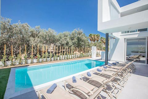 Sunbathe poolside before firing up the barbecue and dining alfresco