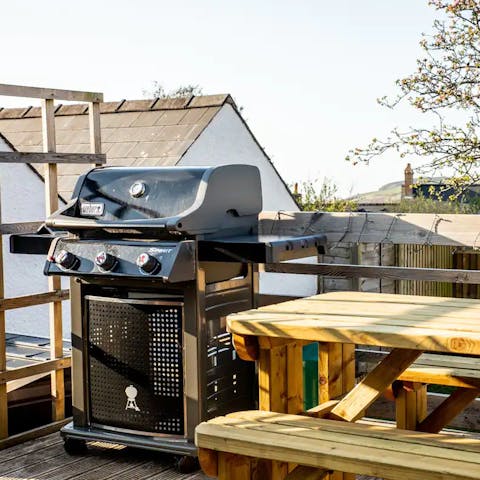 Gather everyone together for a fun barbecue using locally sourced produce