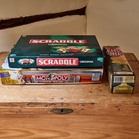 Gather in the loft room for a competitive game of Monopoly