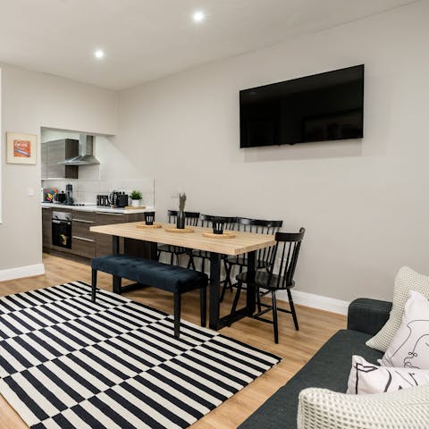 Enjoy cooking and dining together in this sociable living space