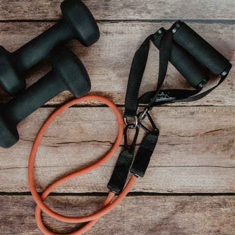 Stay on track with a mini workout