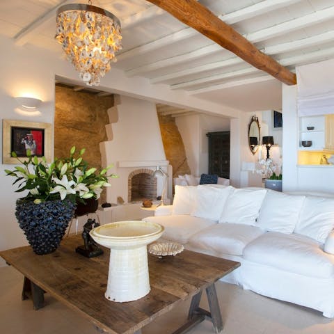 Treat yourself to a romantic evening in by the fire