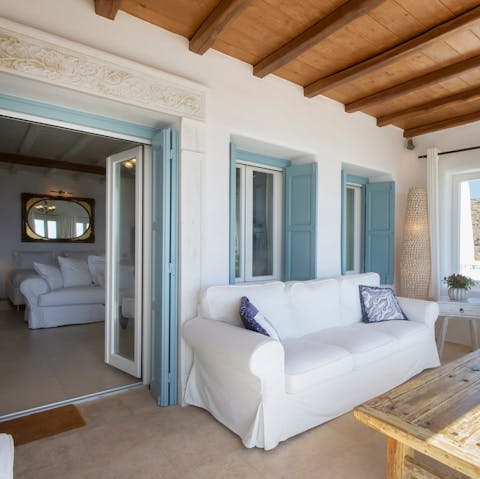 Enjoy a moment's peace and quiet on your private terrace