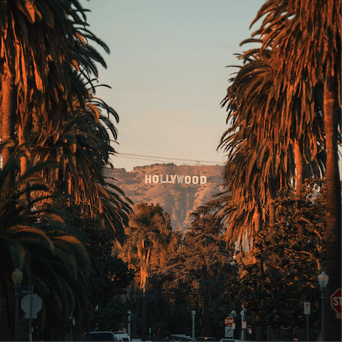 Take a drive around star-studded Hollywood, just a few miles away