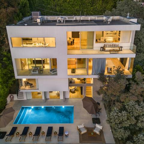 Find some time to yourself across the home's four floors