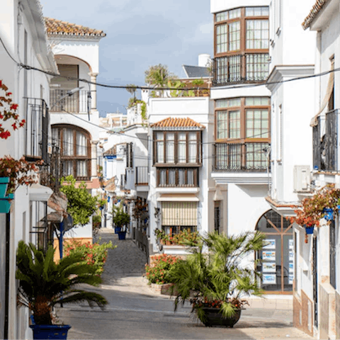 Explore Estepona, a picturesque resort town with historic streets to wander