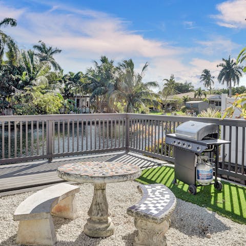 Sizzle, flip, and repeat on the waterside grill