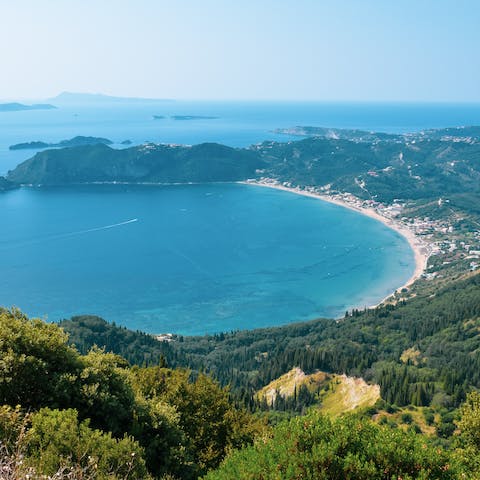 Enjoy the natural beauty of Corfu and its beaches
