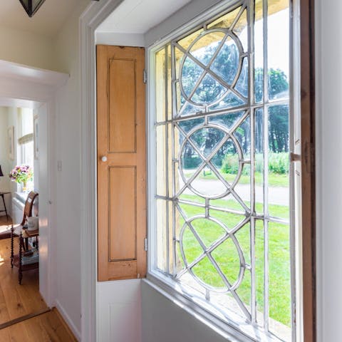 Surround yourself with the characterful original features of this ancient gatehouse