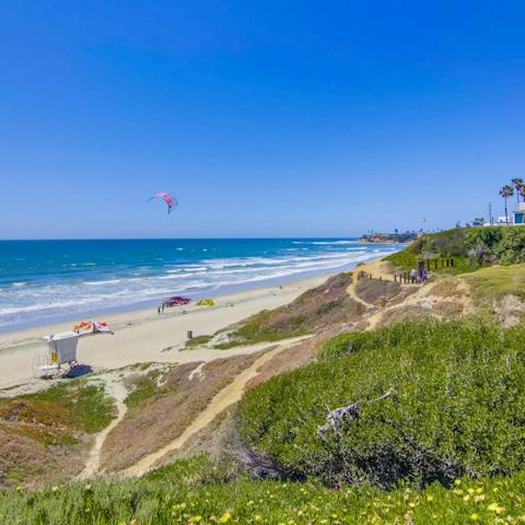 Embrace big skies, magical sunsets and laid–back living from this home in Pacific Beach