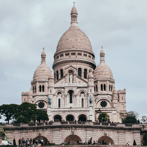 Visit Sacré-Cœur Basilica, a must-see while in Paris