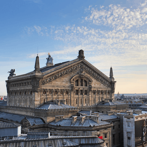 Enjoy a night at the opera at the Palais Garnier