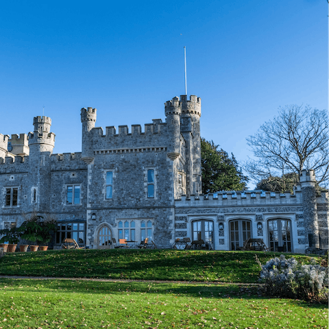 Visit historic Whitstable Castle, nine minutes away on foot