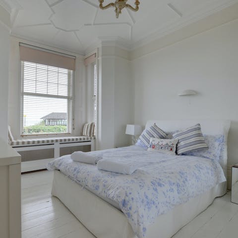 Wake up in the beautiful bedrooms feeling rested and ready for another day of Whitstable exploring