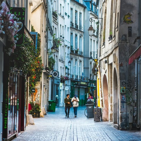 Spend an afternoon exploring neighbouring Le Marais