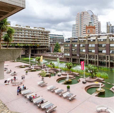  Head to the Barbican Centre for some culture and brutalist architecture