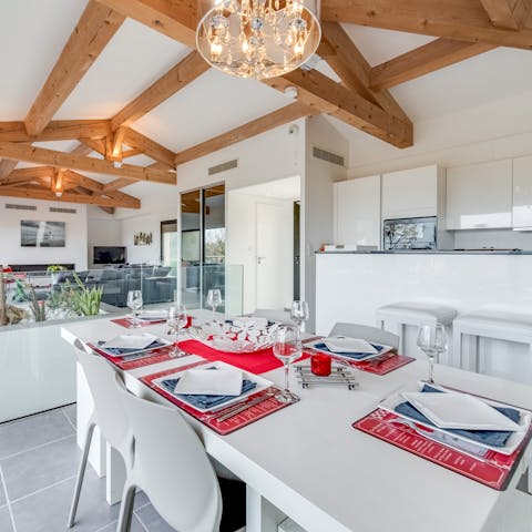 Savour the authentic taste of French living whilst gathered around the table
