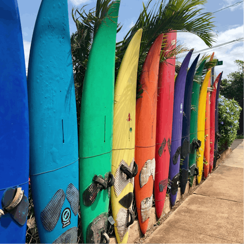 Go surfing along the north Cornish coastline