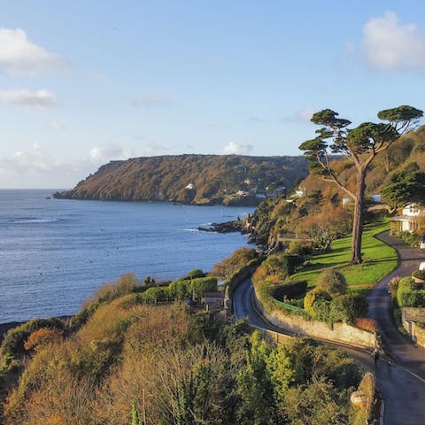 Enjoy quintessential coastal charm from this home in Salcombe