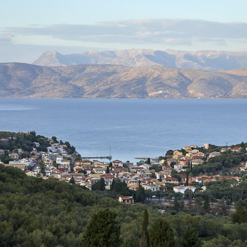 Stroll around the fishing village of Kassiopi on balmy afternoons