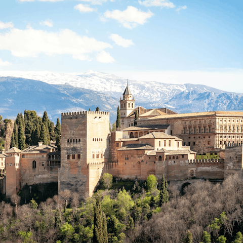 Explore the beautiful city of Granada – a short drive away