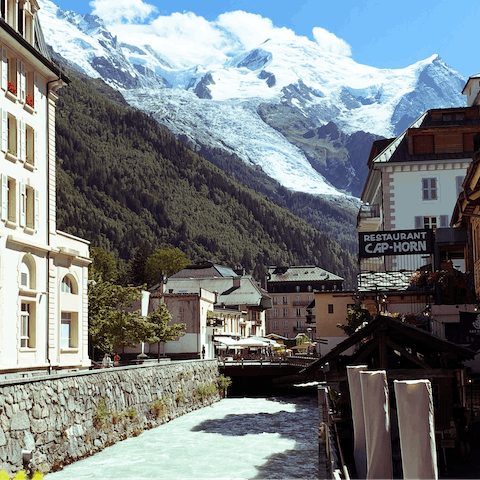 Enjoy quintessential Alpine charm from Chamonix – just short drive away