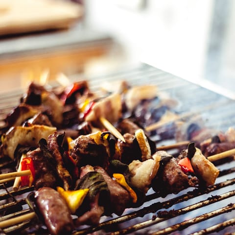 Grill up some fresh, Greek fare on the barbecue for dinner