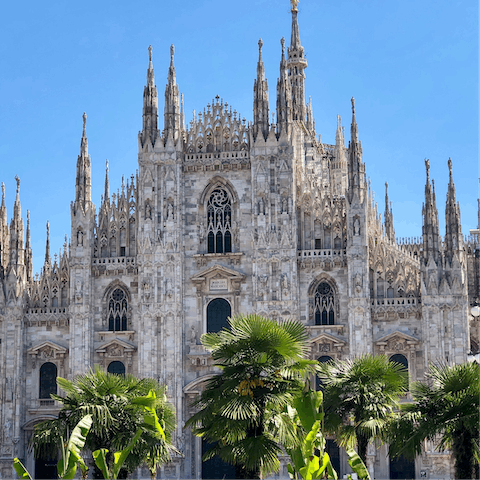 Snap a selfie in front of the Duomo di Milano