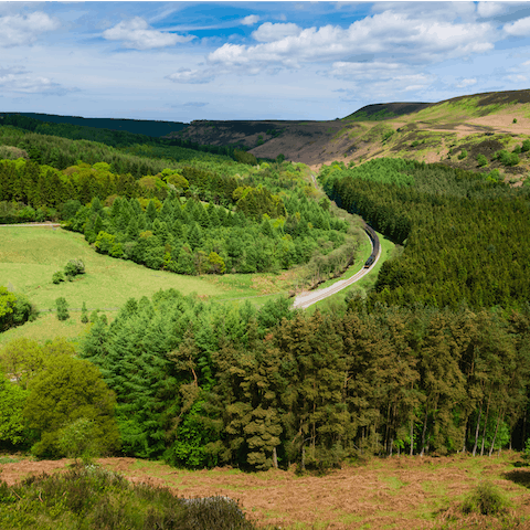 Journey through diverse terrain on the North York Moors