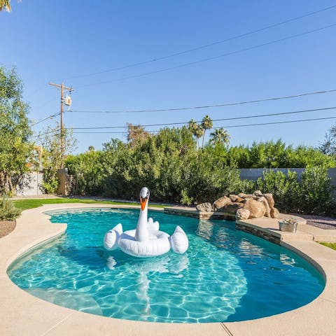 Splash around in the pool