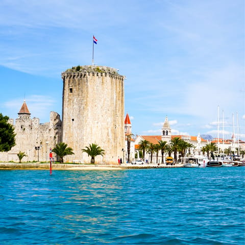 Soak up the rich history of Trogir – just five kilometres away