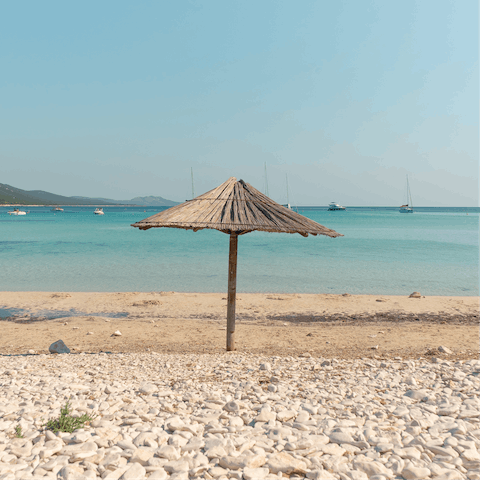 Stroll twenty minutes to Playa Saladillo for a day of sun, sea and sand