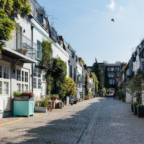 Head to nearby Notting Hill for characterful backstreets and the famous market