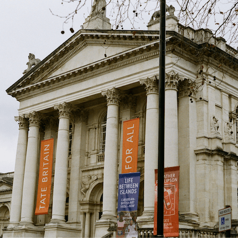 Spend a cultural afternoon at the Tate Britain nearby
