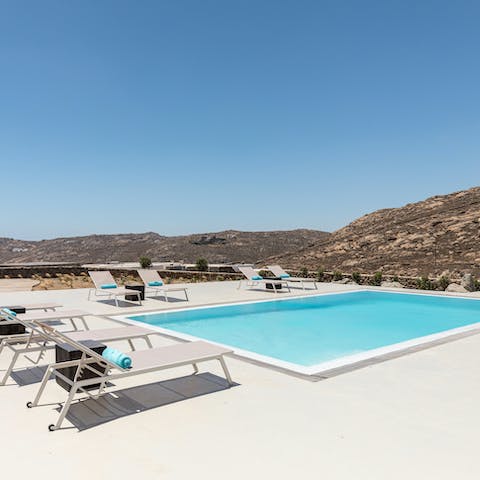 Lounge by the pool or cool off with a dip in the water