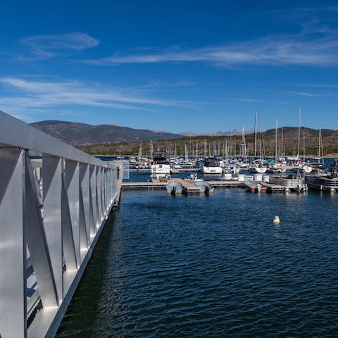 Get out on the water at the Frisco Bay Marina