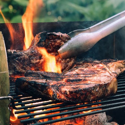 Grill up a delicious feast to share with your new neighbours at the barbecue station