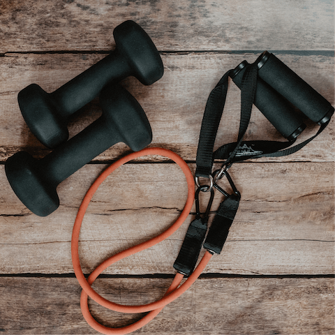 Raise your heartbeat with a workout in the fitness room