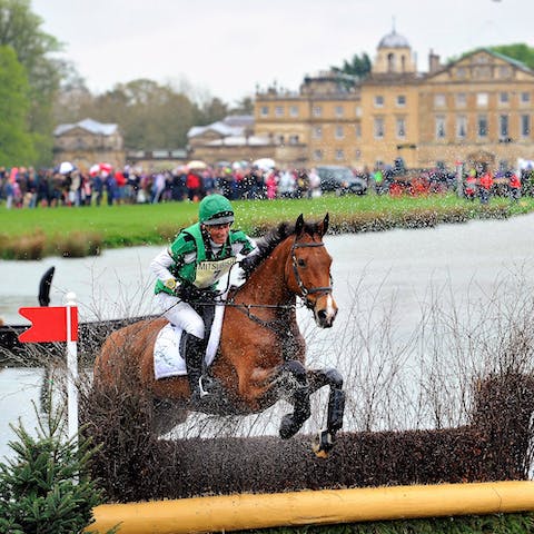 Watch the Badminton Horse Trials, held just thirty minutes from home