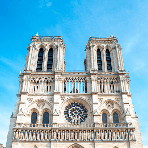 Stay in Saint-Germain, just a short walk from Notre Dame