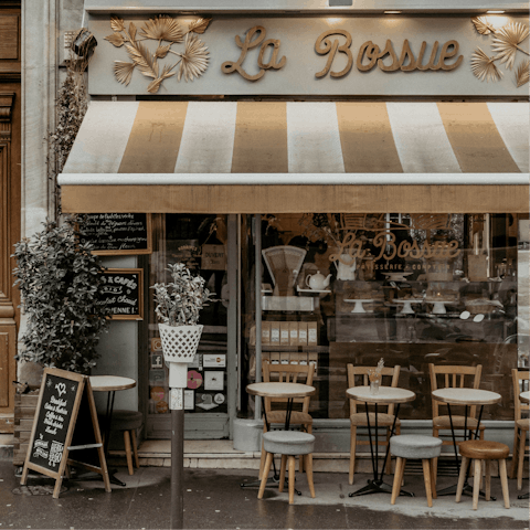 Pick up a traditional French pastry from a local cafe  