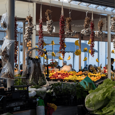 Walk the short distance to the iconic Bolhão Market for some local produce