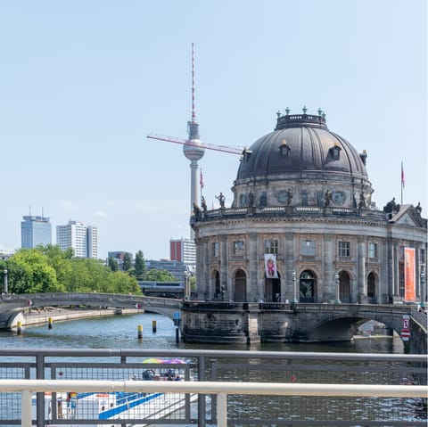 Take a trip to Museum Island, just nine minutes by car from the home