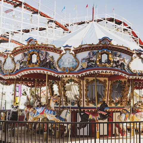 Be a big kid again at the historic Belmont Park