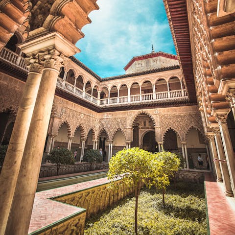 Enjoy a guided tour around the Royal Alcázar of Seville