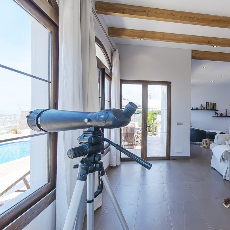 Spend your evenings stargazing over the sea