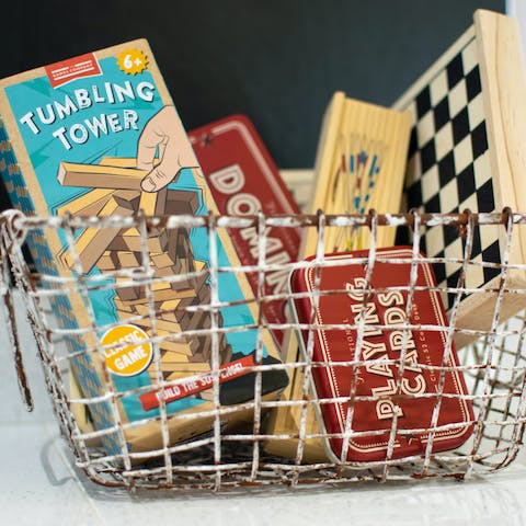 Get the family together for a boardgame in the evening