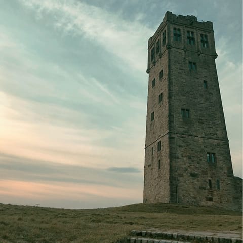 Take the ten minute drive to Castle Hill in Almondbury for views across Huddersfield