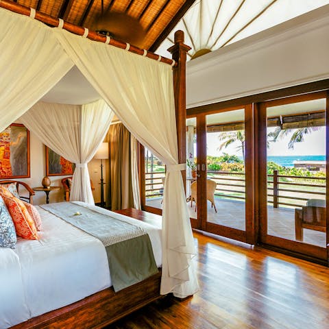 Wake up to idyllic ocean views and feel inspired by the beauty of this setting