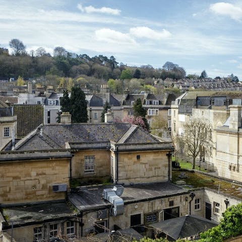 Take in the views over the city's rooftops